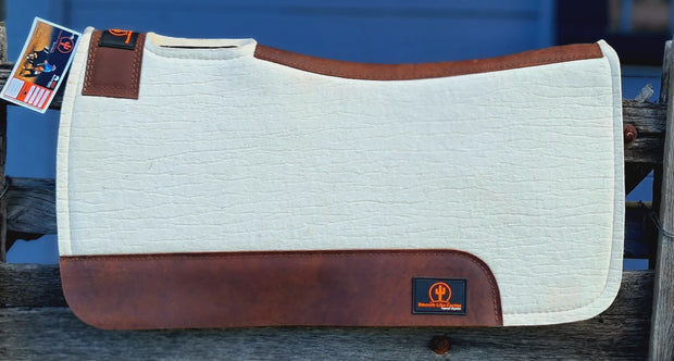 "The Clancy" Wool Contoured Saddle Pad