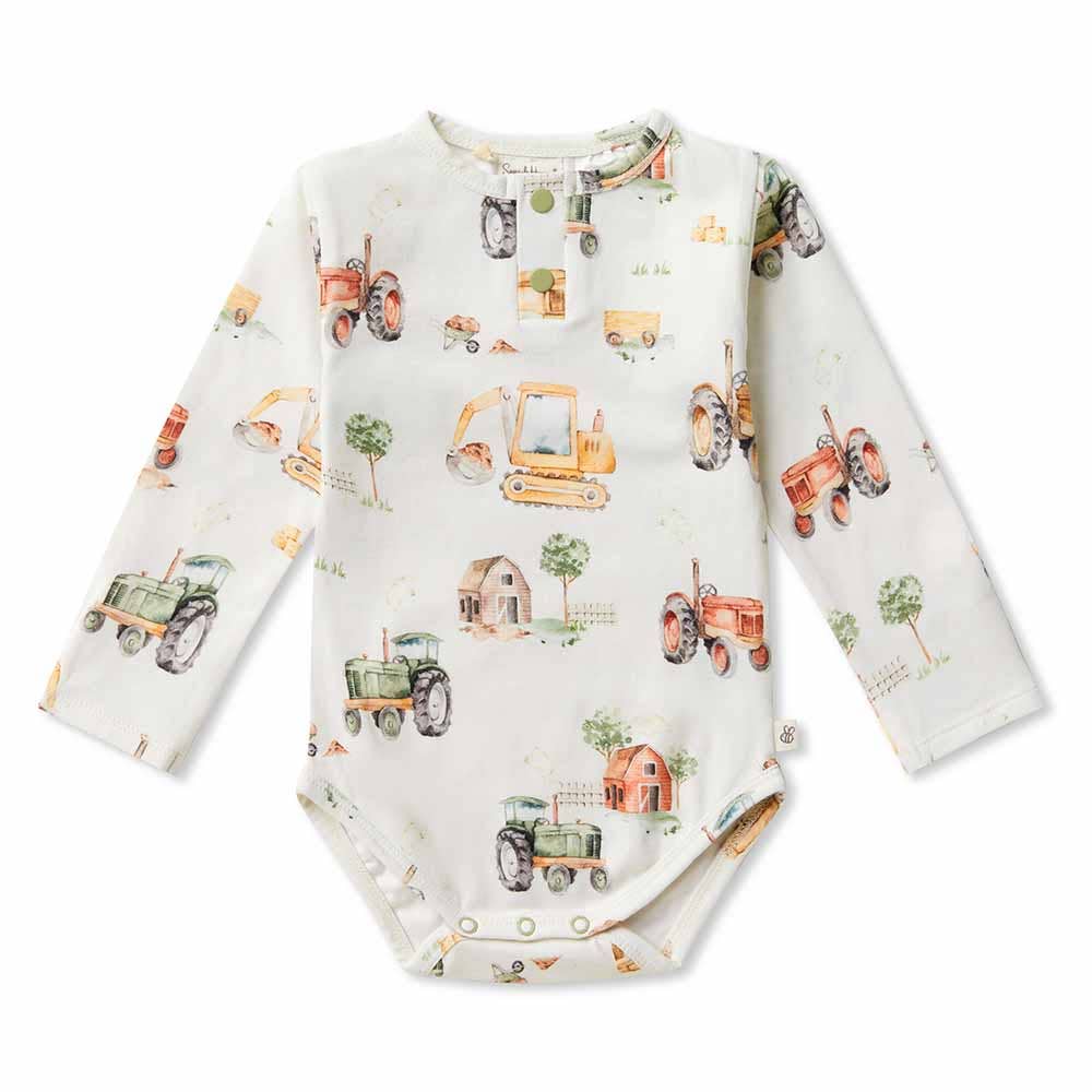 D&T Long Sleeve Organic Bodysuit