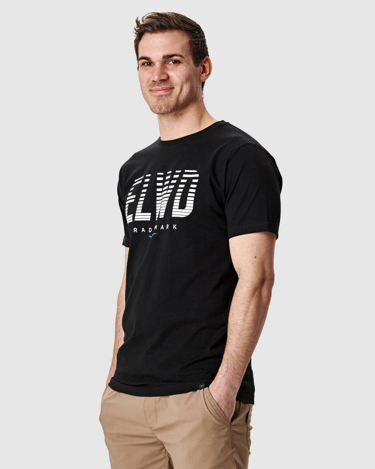 Men's ELWD Slice Tee Black