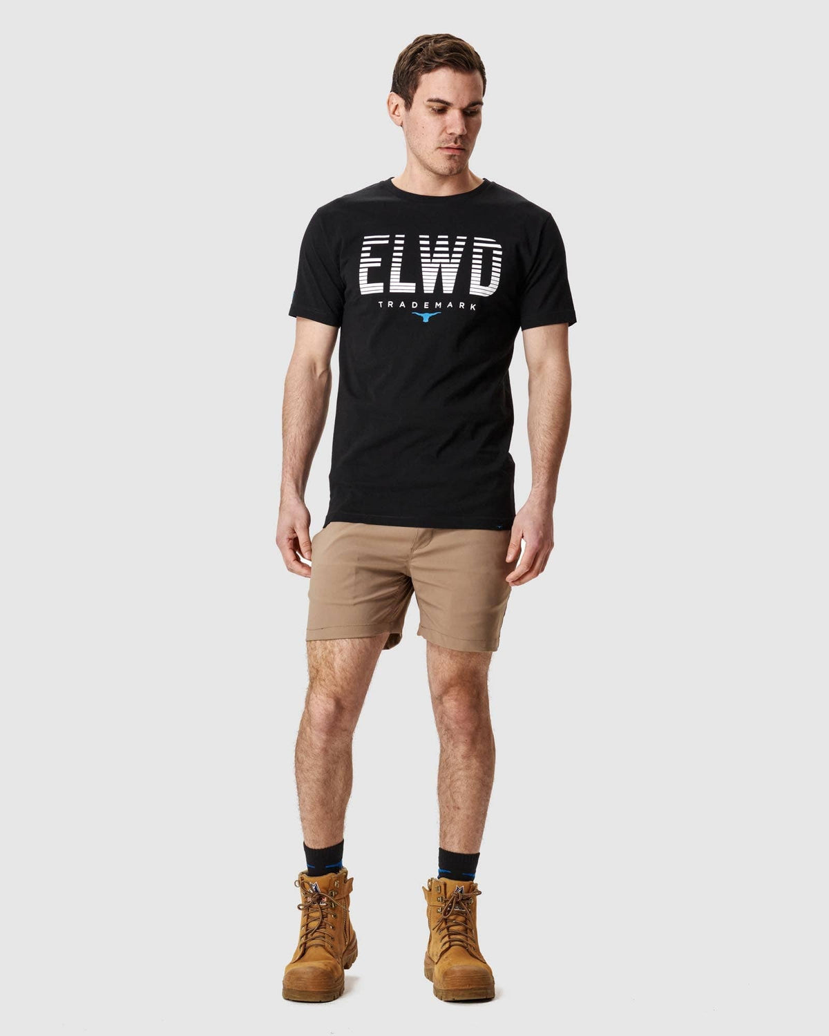 Men's ELWD Slice Tee Black