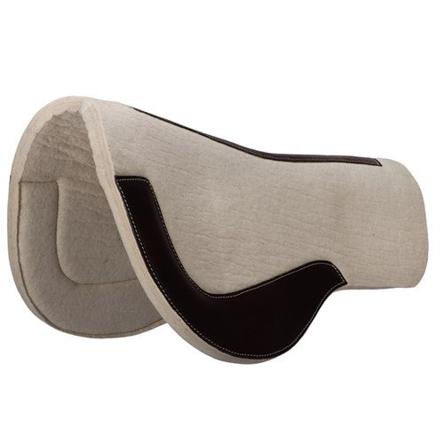 Fort Worth Steamed Contoured Wool Felt Saddle Pad