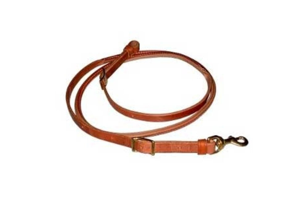 Berlin Leather Rolled Roper Reins Light