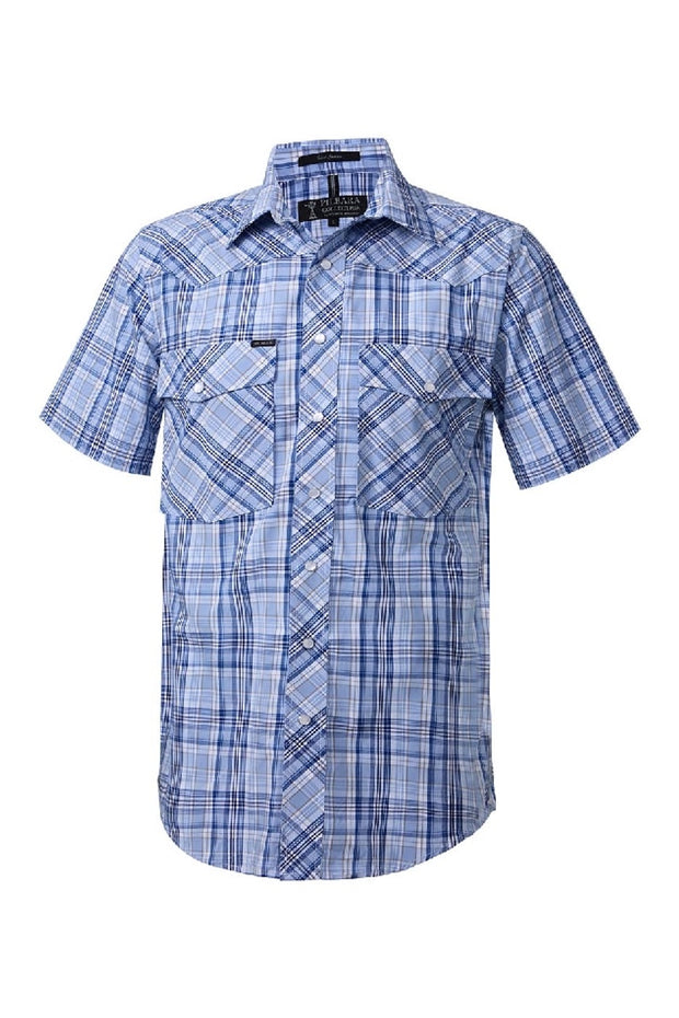 Pilbara Western Snap Button Short Sleeve