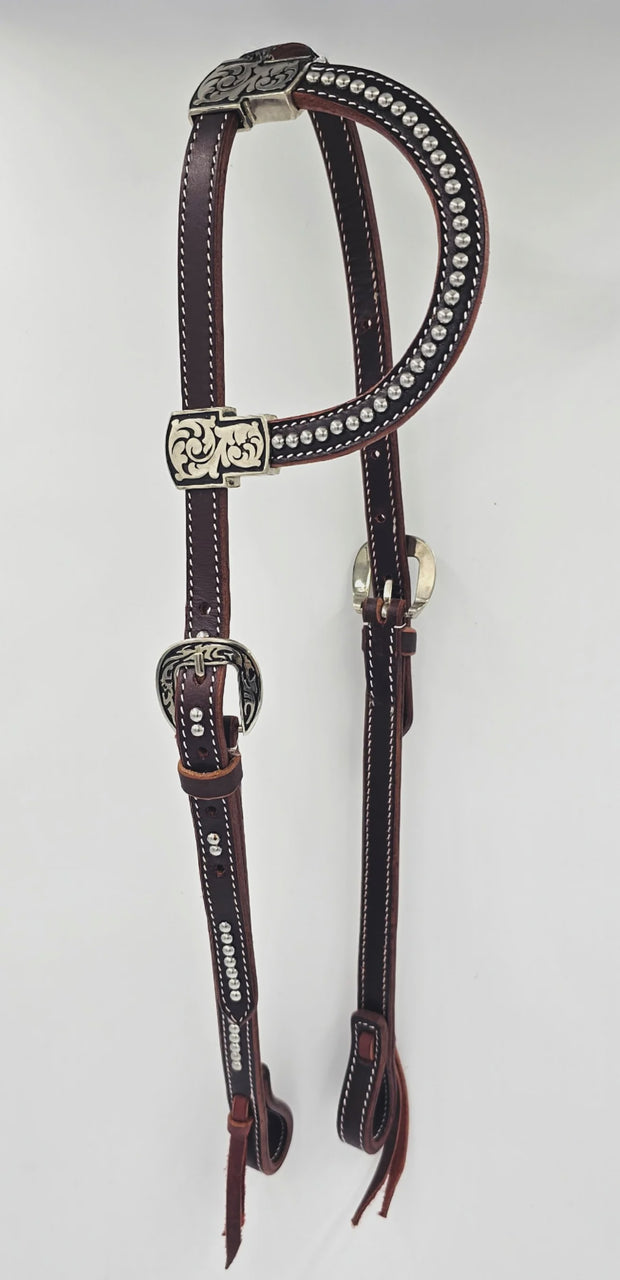 One-Ear Headstall w/ Jeremia Watt Fittings