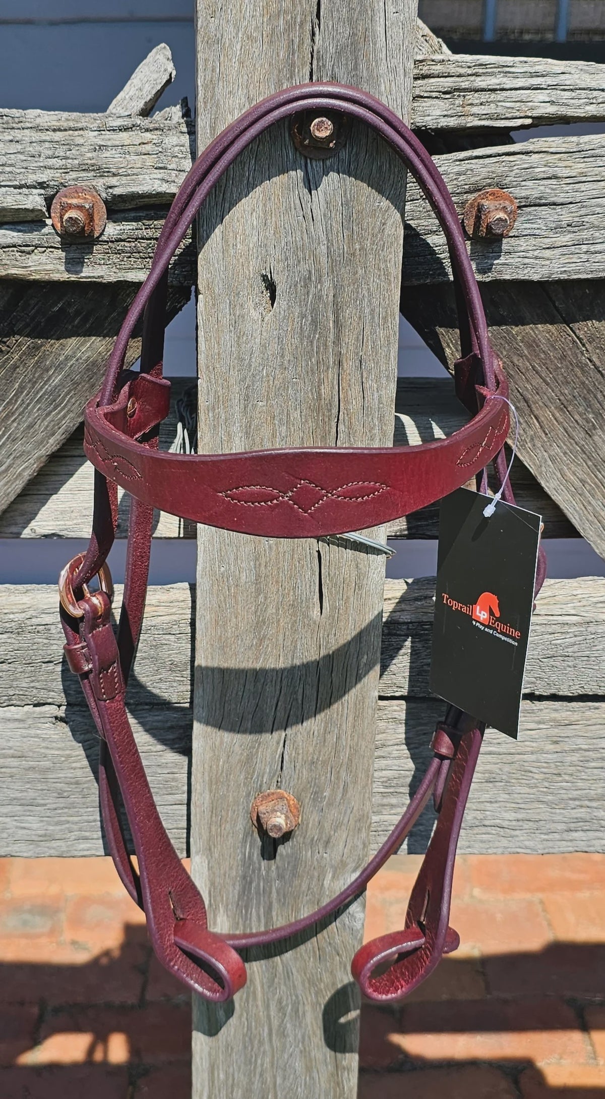 Rose Gold-1944 Buttoned Quick Change Bridle