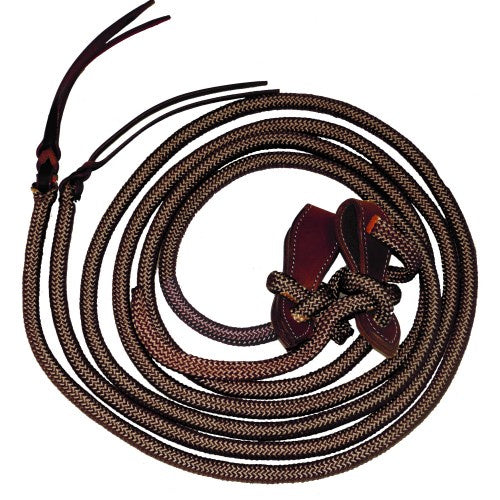 Yacht Rope Reins - Brown 8'