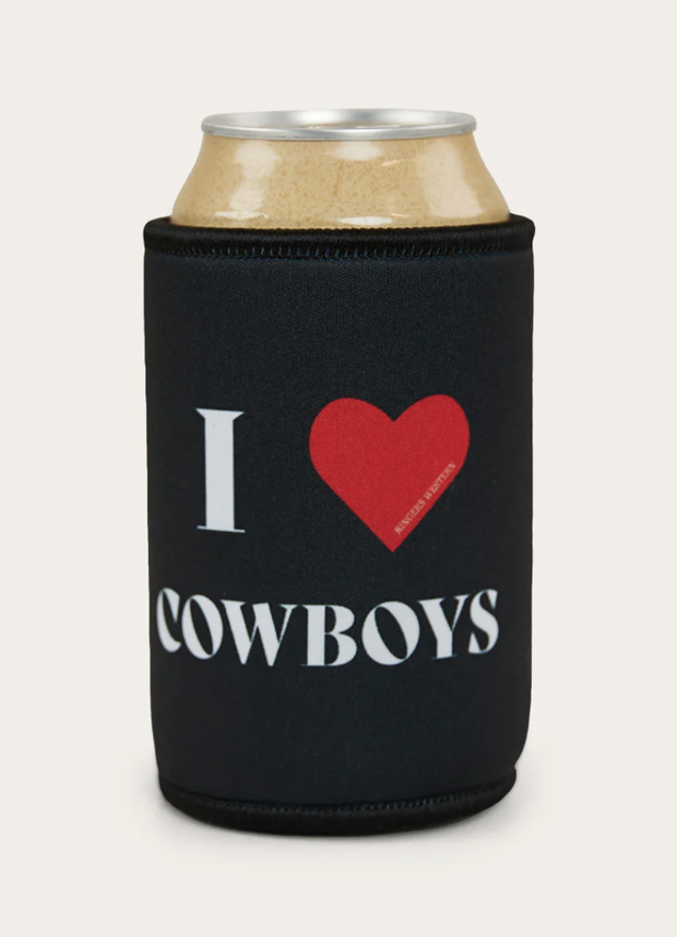 I heart Cowboys Stubby Cooler