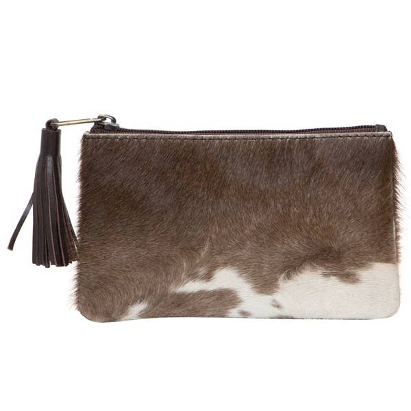 Small Tassel Cowhide Purse - York