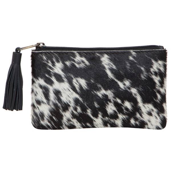 Small Tassel Cowhide Purse - York