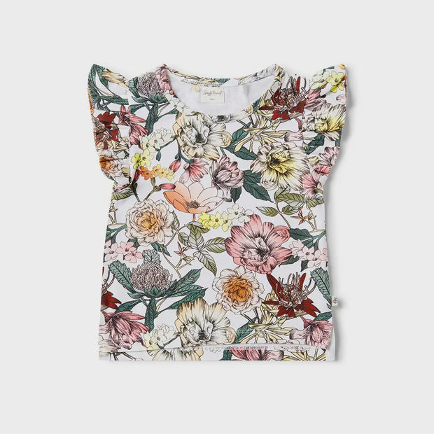 Australiana Organic T-Shirt with Frill