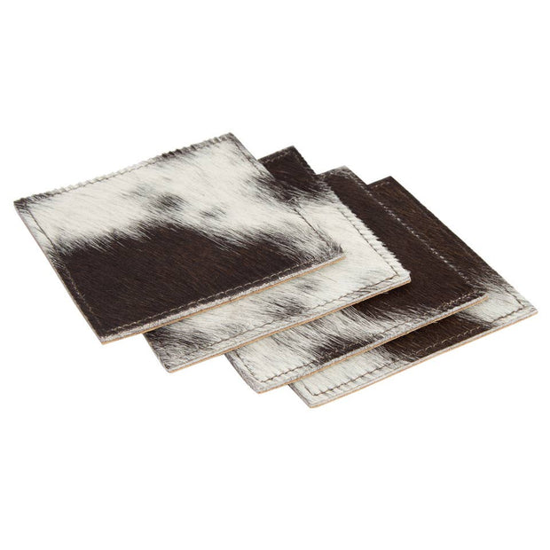 Cowhide Coaster Set of 4 - CACOS