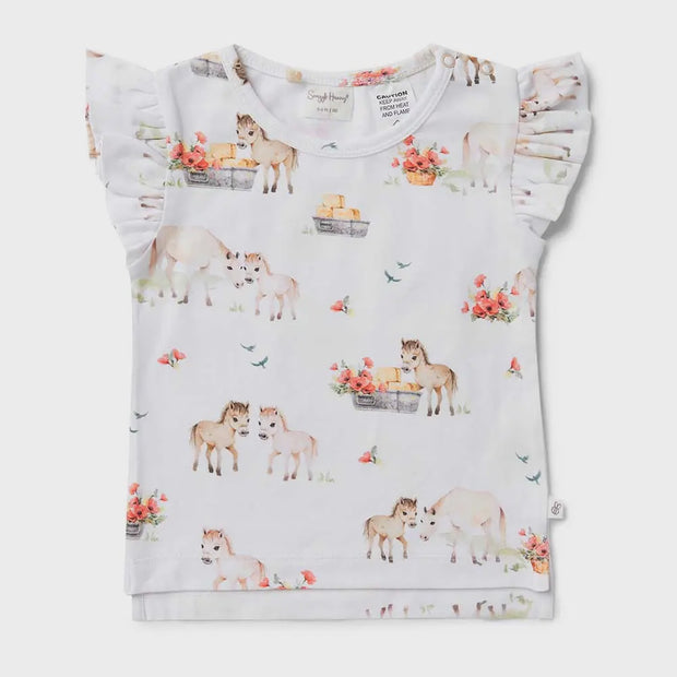 Pony Pals Organic T-Shirt with Frill